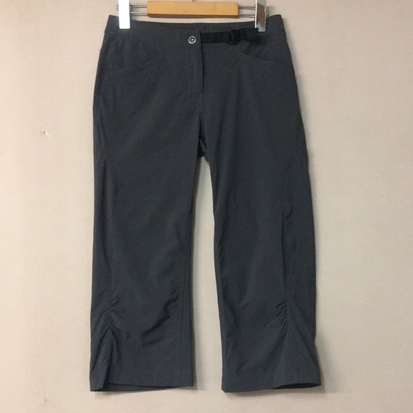 MEC Women’s Taupe lightweight Hiking Capris. Sz 2 - Picture 1 of 11